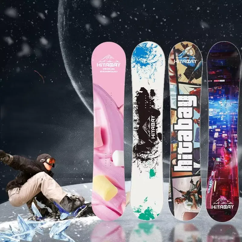 Allsports Equipment - Planche de snowboard en bois pour