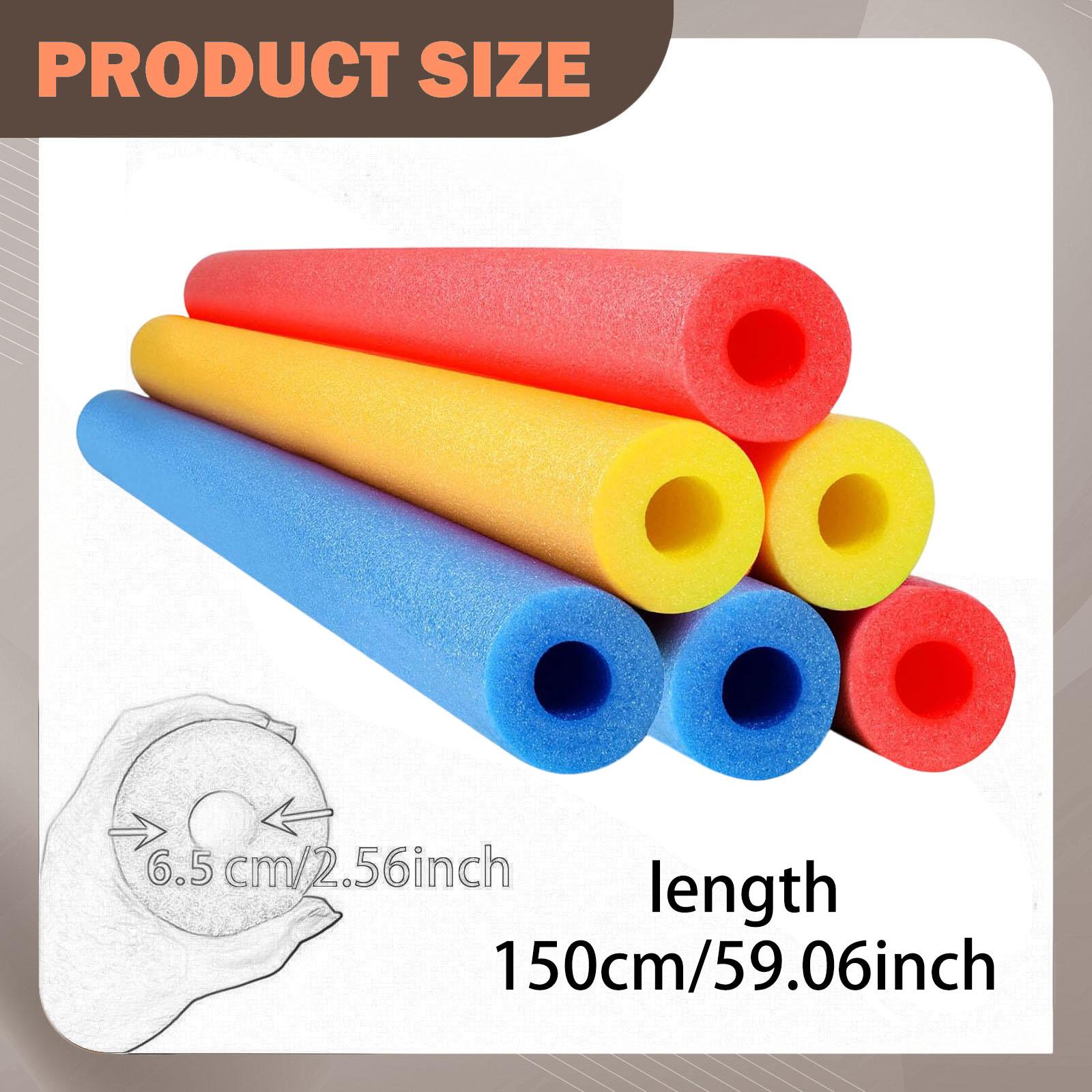 Foam Pool Noodle - 6x Tubes flottants en mousse pour