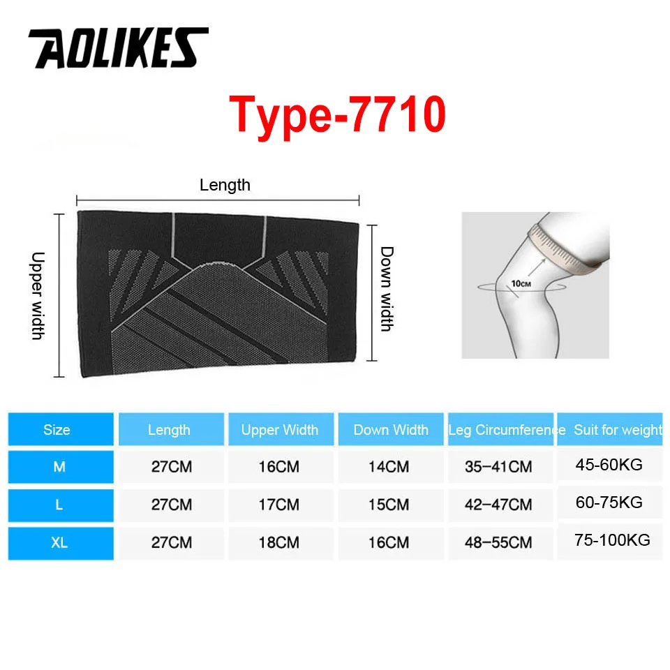 AOLIKES 1 pièces genouillère d - Sports Equipment Knee Support avis et prix